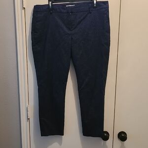 Navy Polka Dot Pants